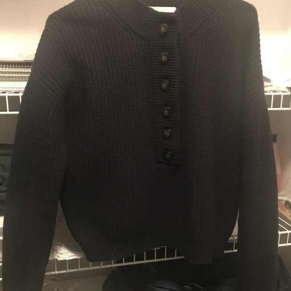 Sezane Lucas sweater - navy in small (very good used condition) - Picture 2 of 5